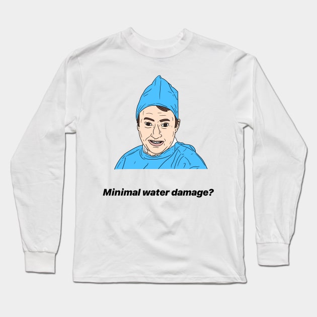 MARK CORRIGAN | MINIMAL WATER DAMAGE Long Sleeve T-Shirt by tommytyrer